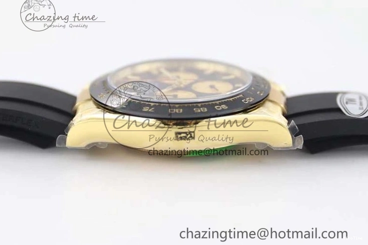 MiroTime 0517 Daytona 116518 TWF 1:1 Best Edition 904L Steel Black Gold Dial on Oysterflex Strap A Comfortable 2422